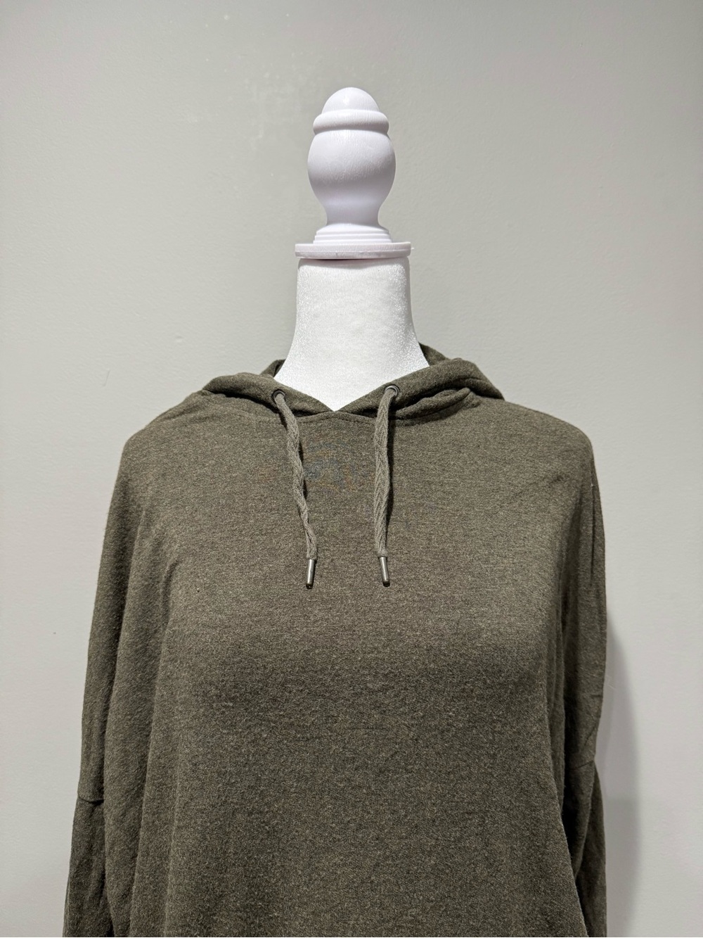 Lou & Grey Signature Soft Olive Green Dolman Sleeve Hoodie - Picture 3 of 5